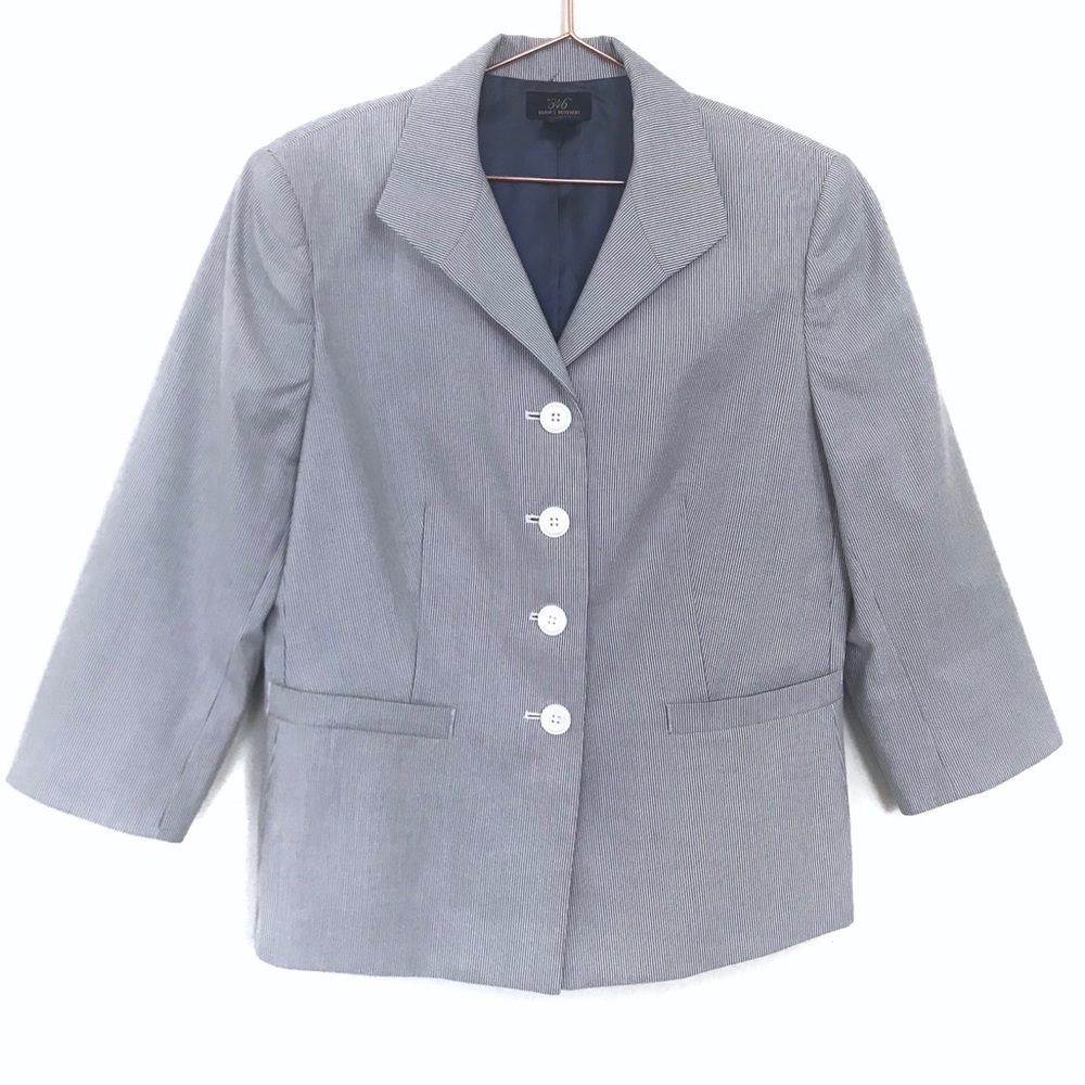 Brooks Brothers Seersucker Pinstripe Blazer Jacket